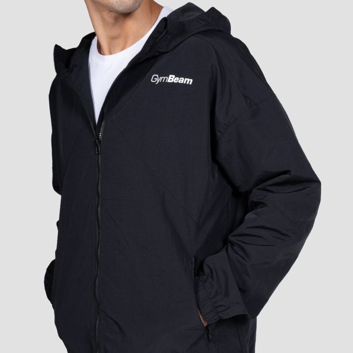 Men‘s Relay Jacket Black - GymBeam XXL