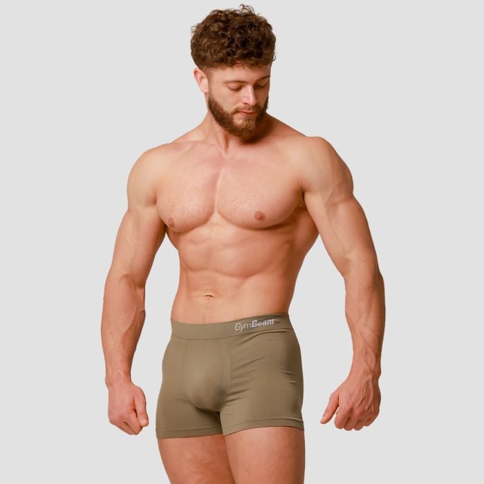 Men’s Seamless Boxers 2Pack Army - GymBeam XL
