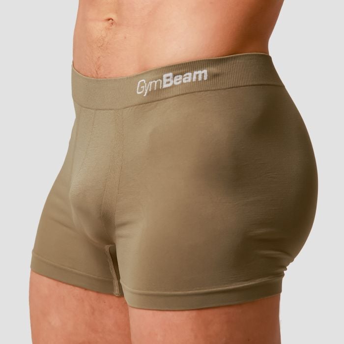 Men’s Seamless Boxers 2Pack Army - GymBeam XL