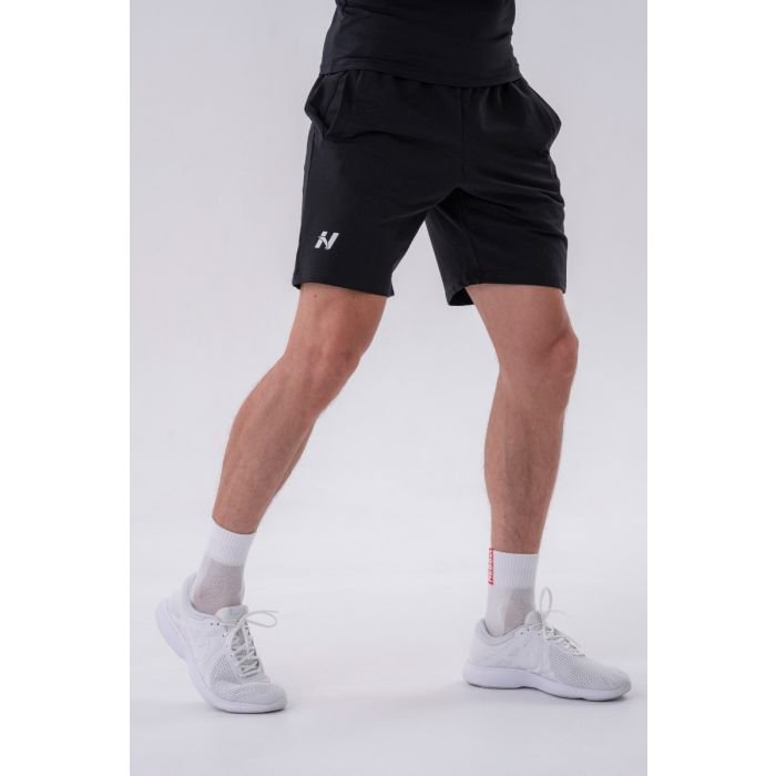 Men‘s Shorts Relaxed-fit Black - NEBBIA