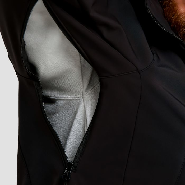 Men‘s Softshell Jacket Black - GymBeam L