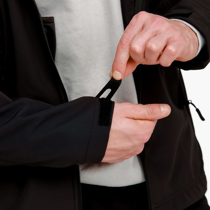 Men‘s Softshell Jacket Black - GymBeam L