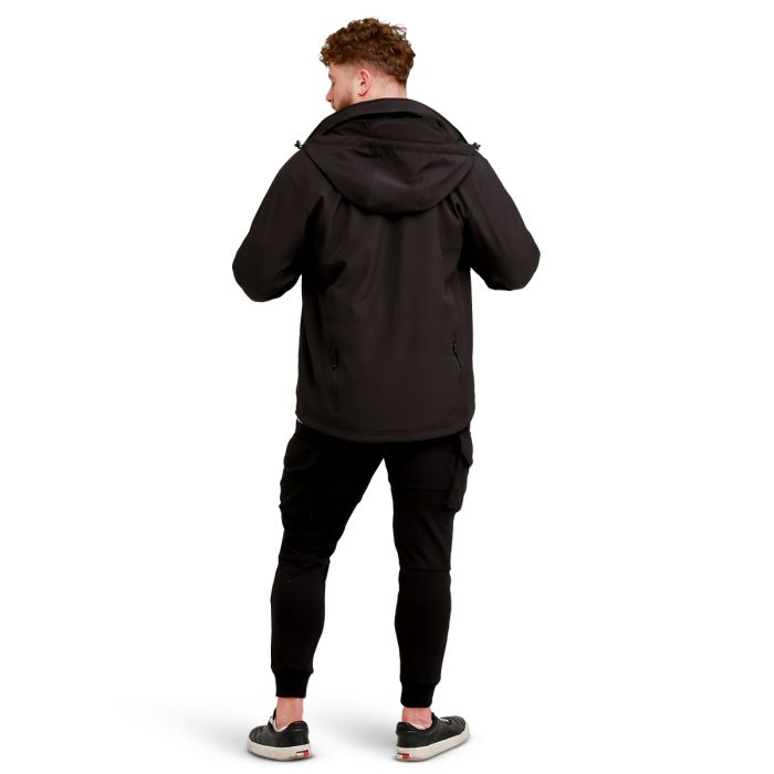 Men‘s Softshell Jacket Black - GymBeam L