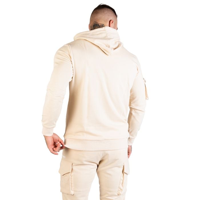 TRN Hoodie Sand - GymBeam L