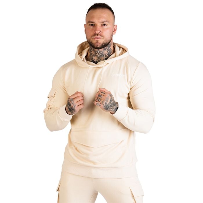 TRN Hoodie Sand - GymBeam L