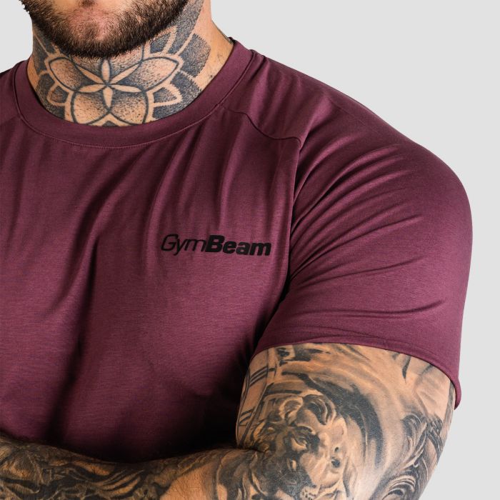 TRN Fitted T-Shirt Eggplant - GymBeam XL