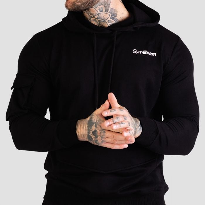 TRN Hoodie Black - GymBeam XXXL