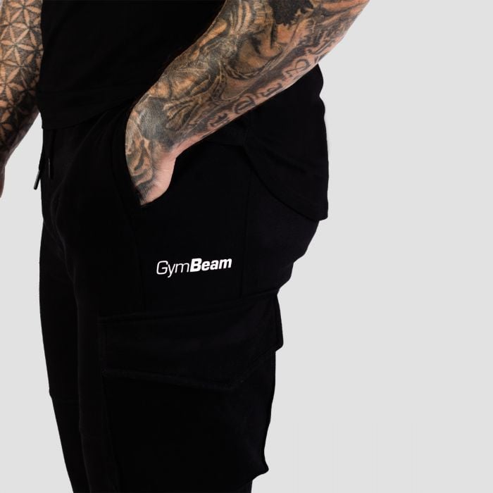 TRN Joggers Black - GymBeam XL