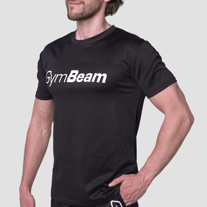 Mesh T-shirt Essence Black - GymBeam XXL