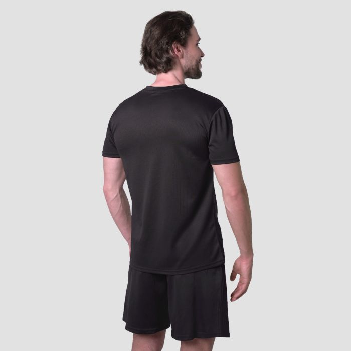 Mesh T-shirt Essence Black - GymBeam XXL
