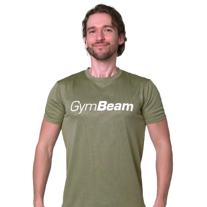 Mesh T-shirt Essence Green - GymBeam M