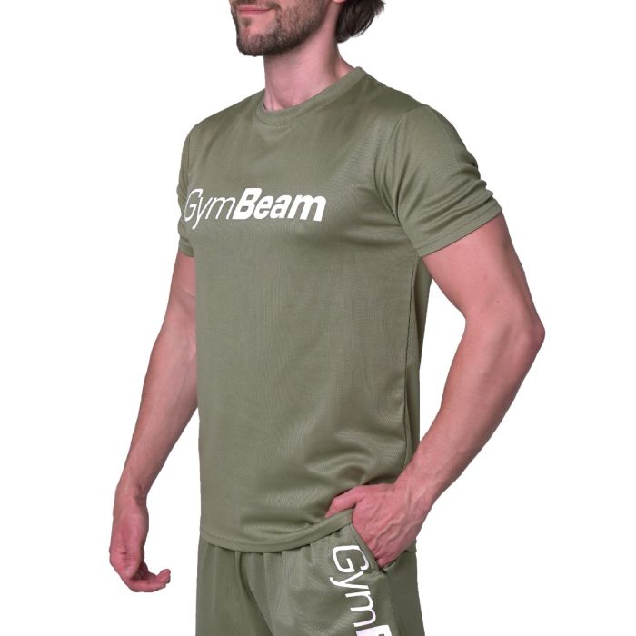 Mesh T-shirt Essence Green - GymBeam M