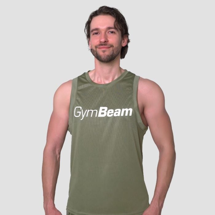 Mesh Tank Top Essence Green - GymBeam XL