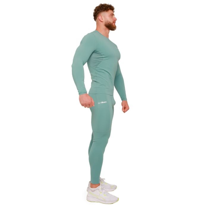 High Compression Long Sleeve T-Shirt Blue - GymBeam XXXL