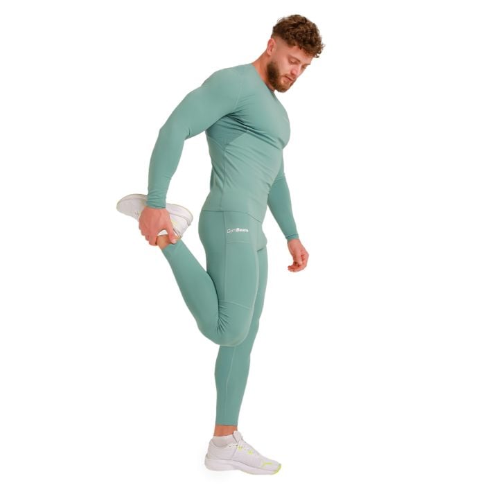 High Compression Long Sleeve T-Shirt Blue - GymBeam XXXL