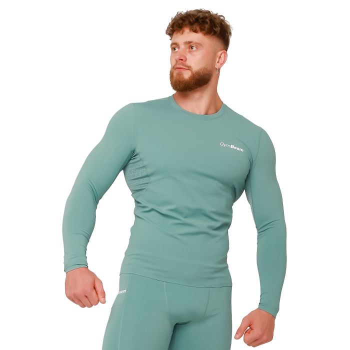 High Compression Long Sleeve T-Shirt Blue - GymBeam XXXL