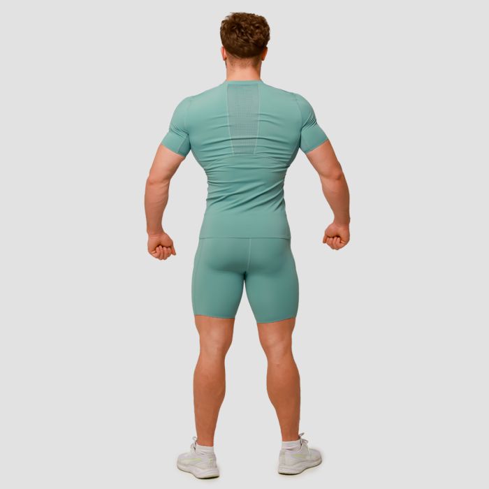 Mid Compression T-Shirt Blue - GymBeam L