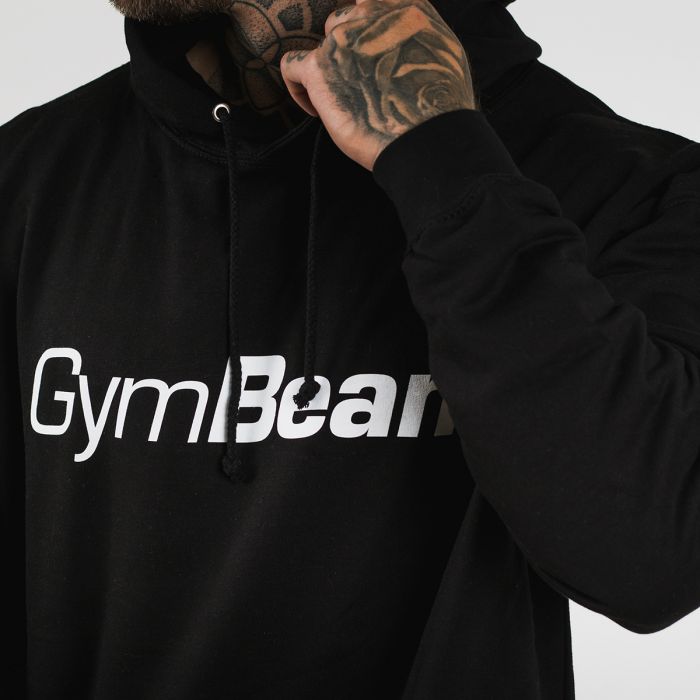 PRO Hoodie Black - GymBeam XL