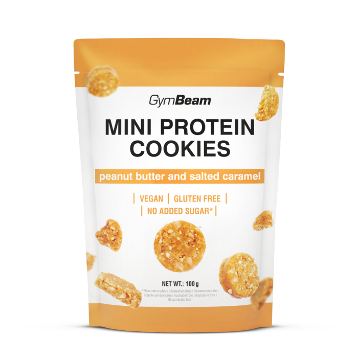 Mini Protein Cookies - GymBeam 100 g - peanut butter chocolate