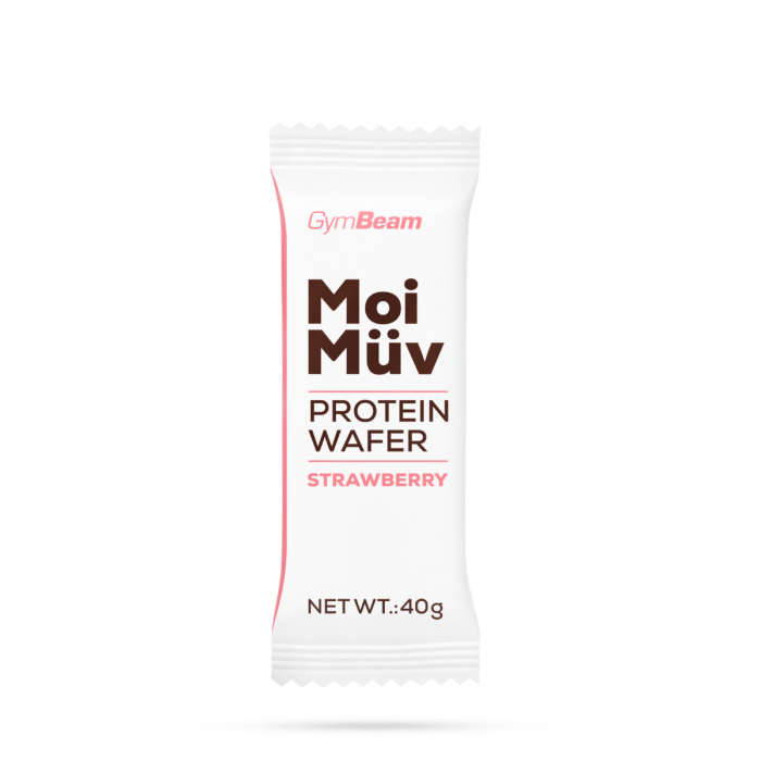 MoiMüv Protein Wafer - GymBeam 40 g - hazelnut