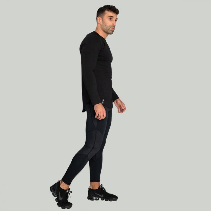 Nebula Long Sleeve Tee Black - STRIX XXXL