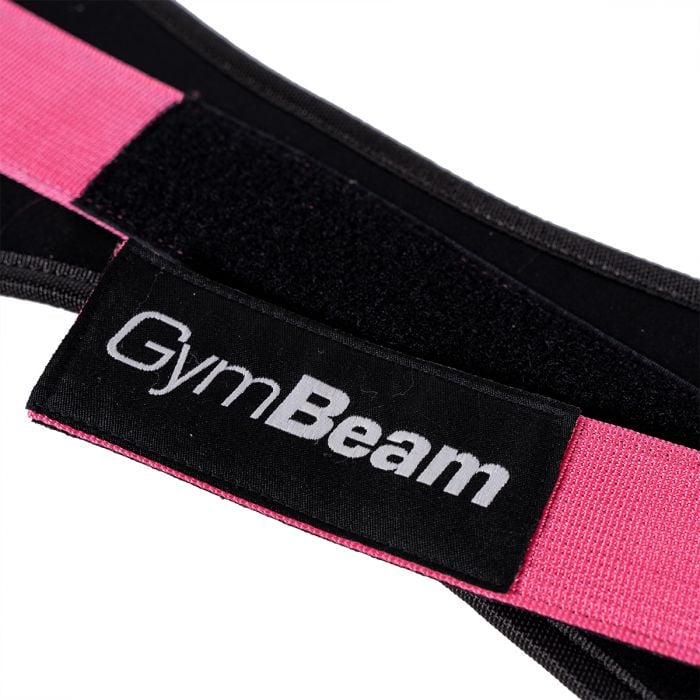 LIFT Neoprene Fitness Belt Black & Pink - GymBeam XL