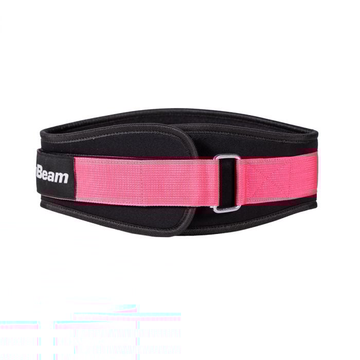 LIFT Neoprene Fitness Belt Black & Pink - GymBeam XL