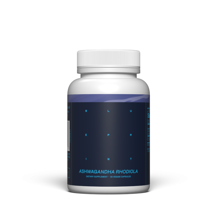 Ashwagandha & Rhodiola - Blueprint by Bryan Johnson 30 caps