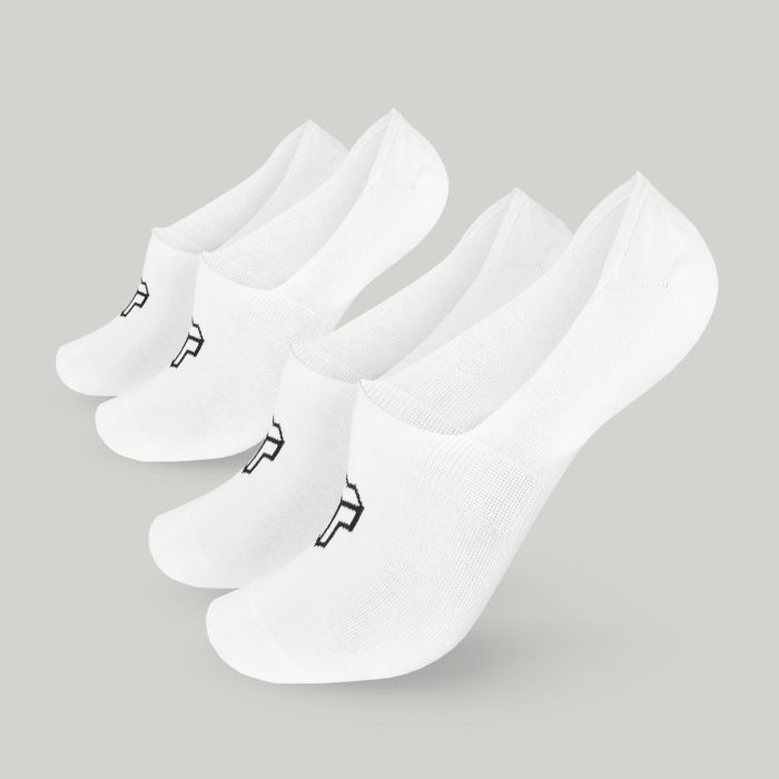 No-Show Socks 2Pack White - STRIX XL