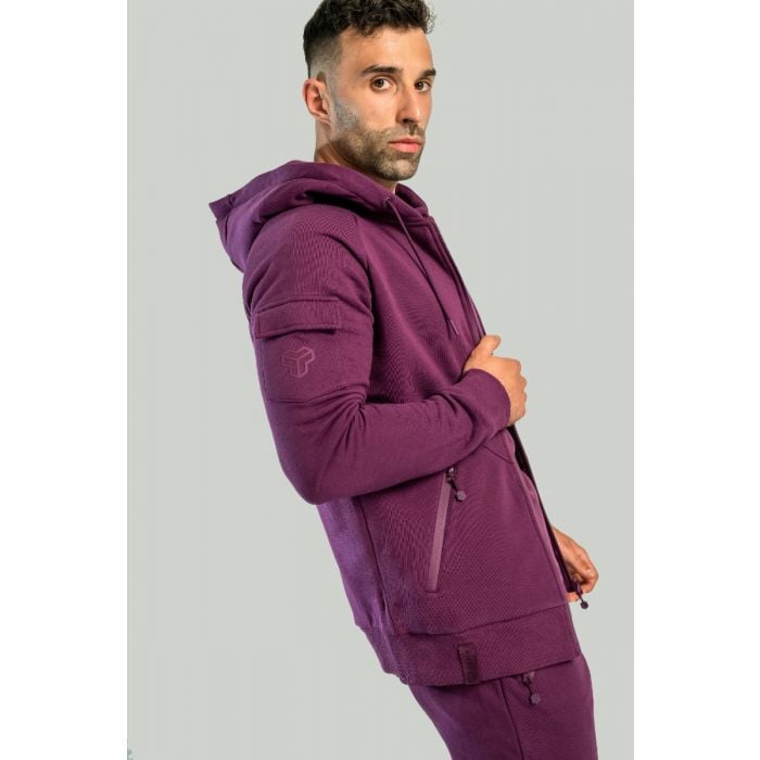 Nova Zip Up Hoodie Plum - STRIX XXL