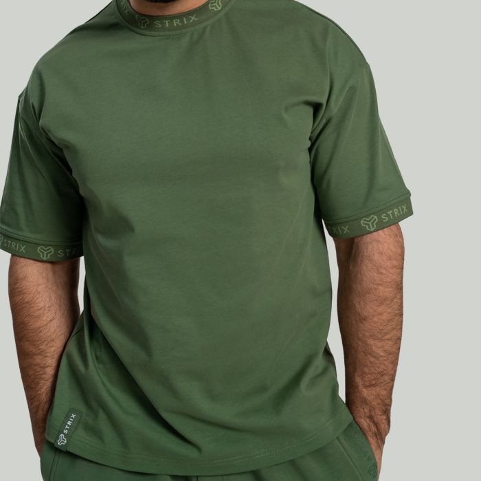 Oversized Heavy Tee Cedar Green - STRIX M