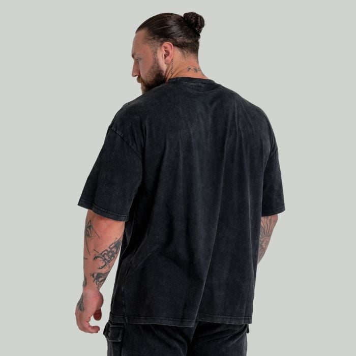 Oversized Washed T-Shirt Black - STRIX M