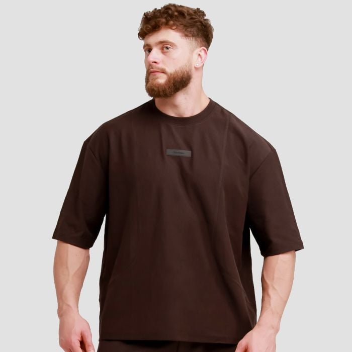 Unstoppable Oversized T-Shirt Brown - GymBeam M