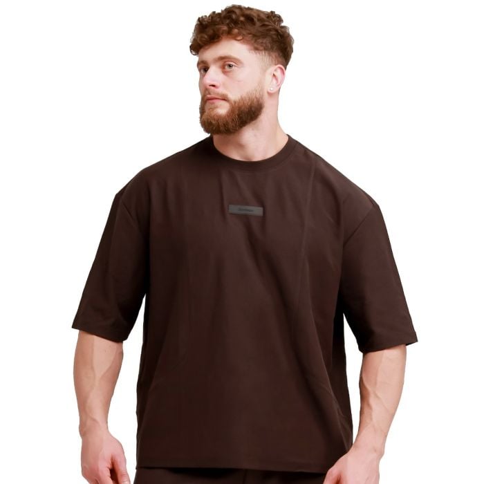 Unstoppable Oversized T-Shirt Brown - GymBeam M