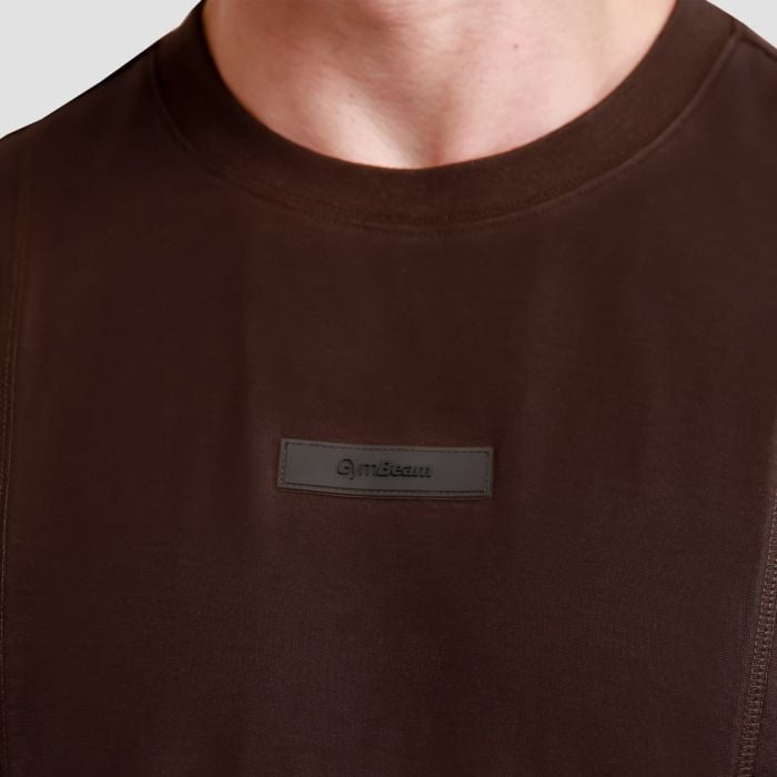 Unstoppable Oversized T-Shirt Brown - GymBeam M