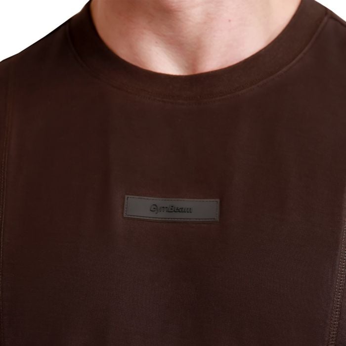 Unstoppable Oversized T-Shirt Brown - GymBeam M