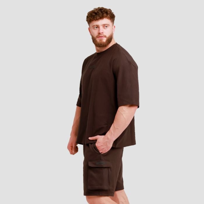 Unstoppable Oversized T-Shirt Brown - GymBeam M