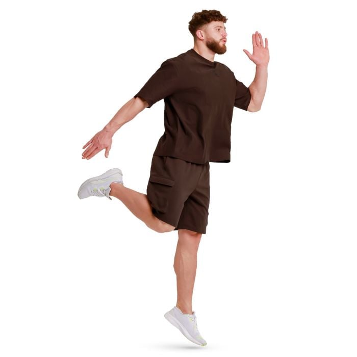 Unstoppable Oversized T-Shirt Brown - GymBeam M