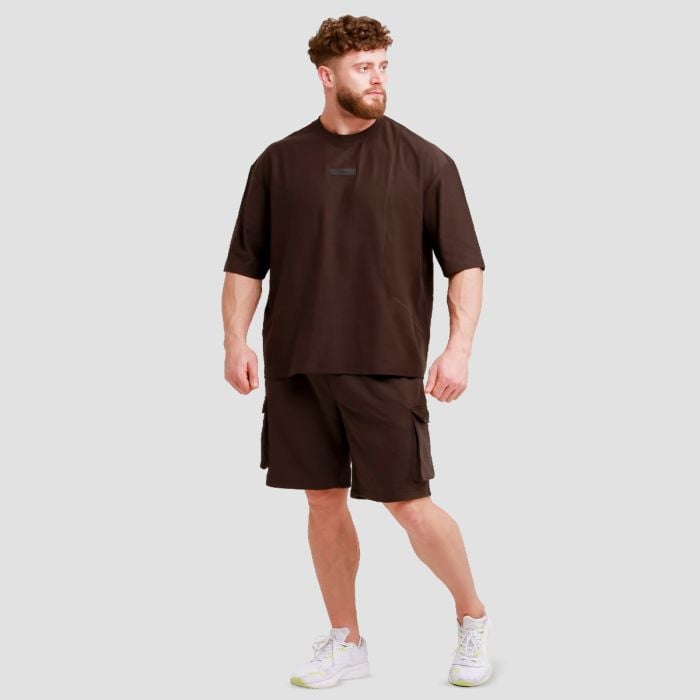 Unstoppable Oversized T-Shirt Brown - GymBeam M