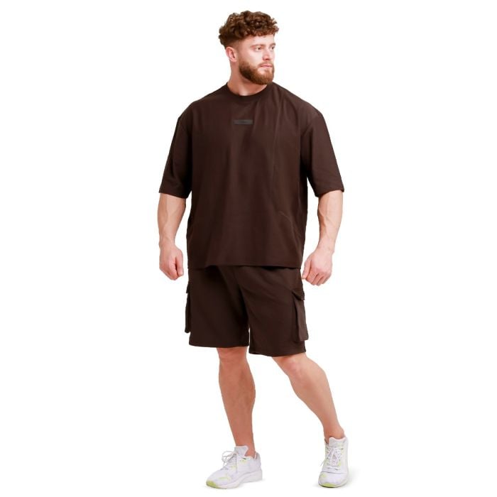 Unstoppable Oversized T-Shirt Brown - GymBeam M