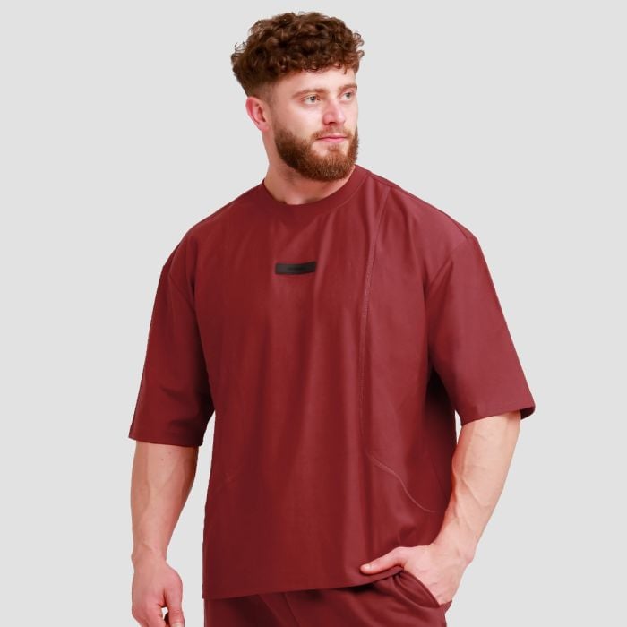 Unstoppable Oversized T-Shirt Red - GymBeam L