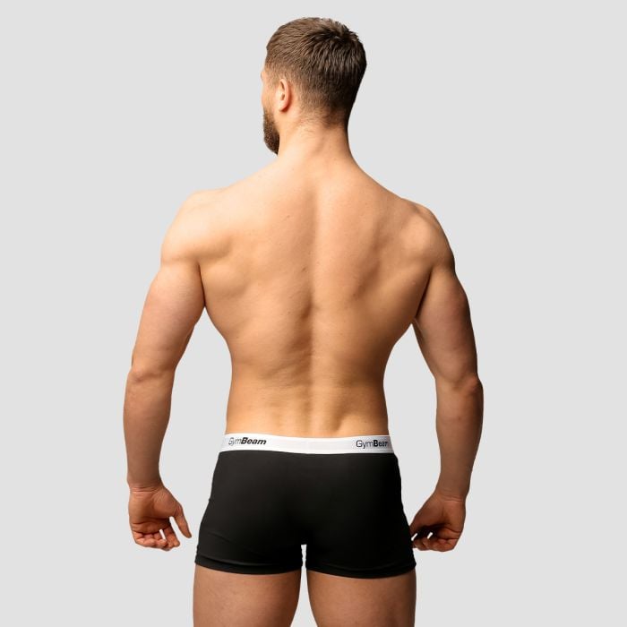 Men‘s Essentials Boxers 3Pack Black - GymBeam L