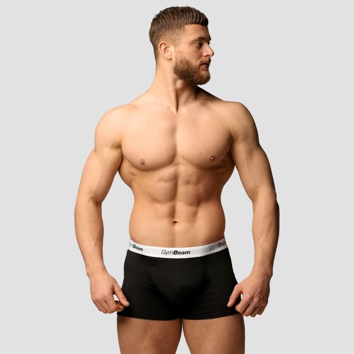 Men‘s Essentials Boxers 3Pack Black - GymBeam L