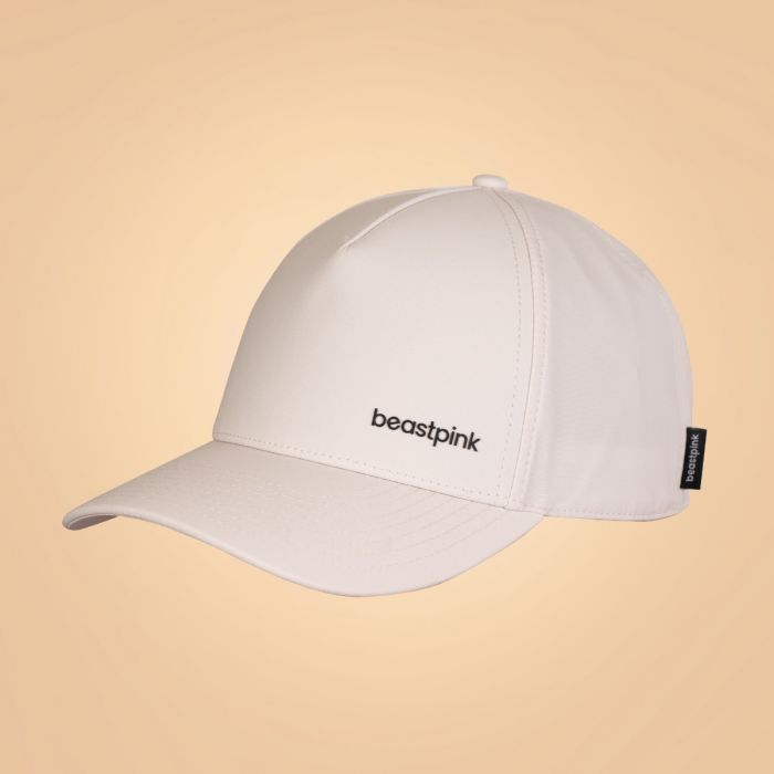 Ponytail Cap Ivory - BeastPink single_variant