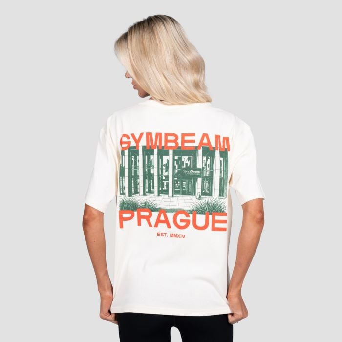 Prague T-shirt Cream - GymBeam M