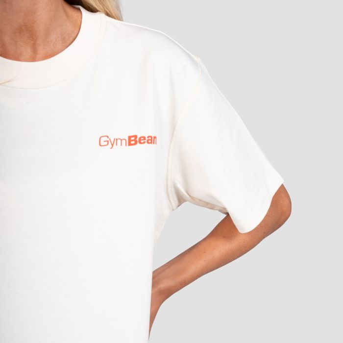Prague T-shirt Cream - GymBeam M