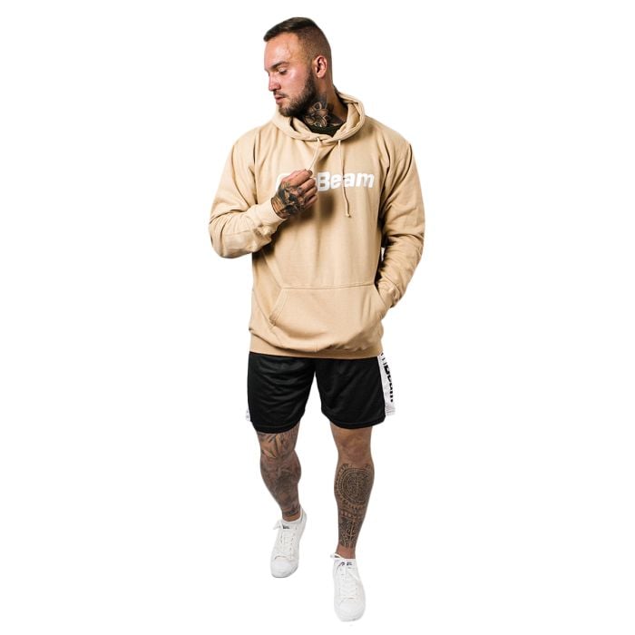 PRO Hoodie Sand - GymBeam L - cream