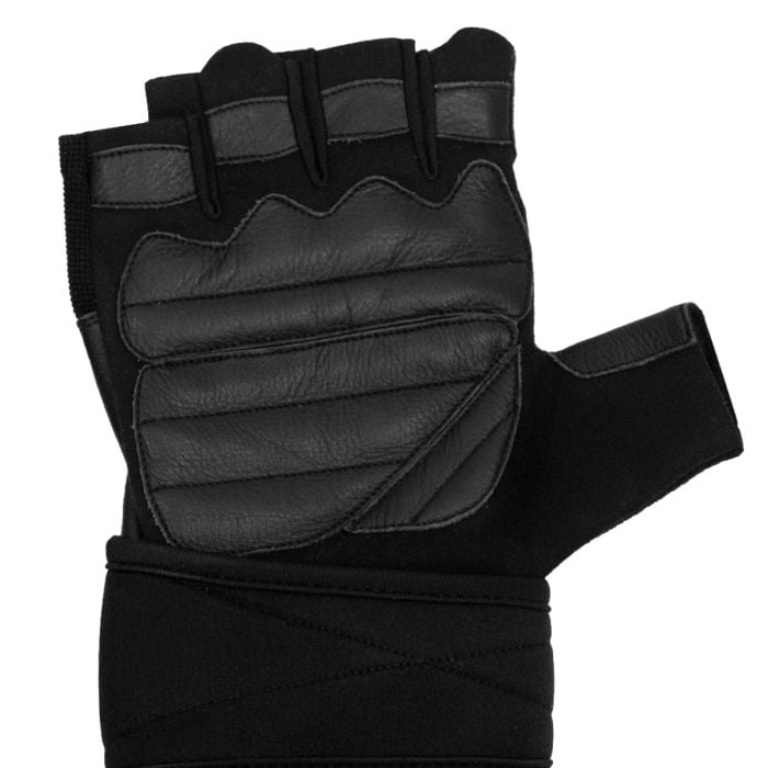 Pro WristWrap Fitness Gloves Black - GymBeam XL