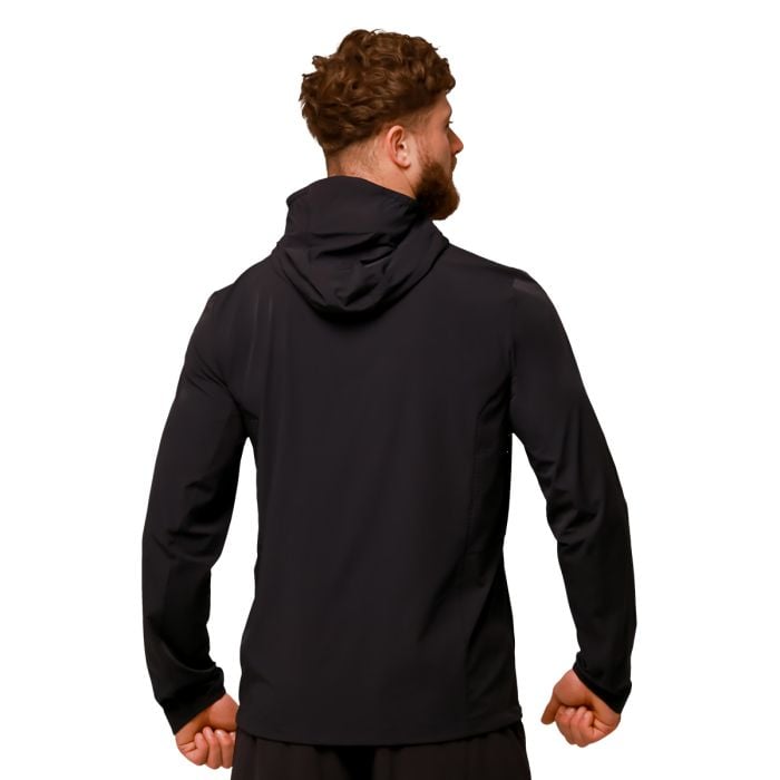 Pulse Running Jacket Black - GymBeam XL