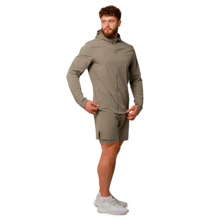 Pulse Running Jacket Vetiver - GymBeam XXL